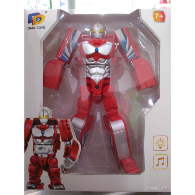 Robot ultraman ultrahero bisa berubah jadi hp