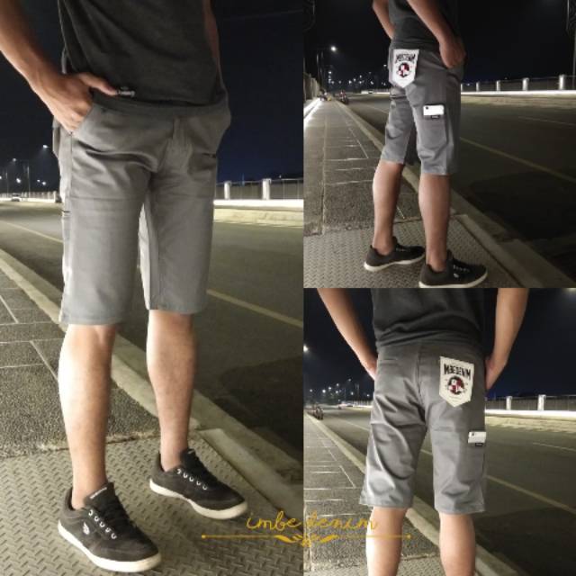 CELANA CHINO POCKET PENDEK