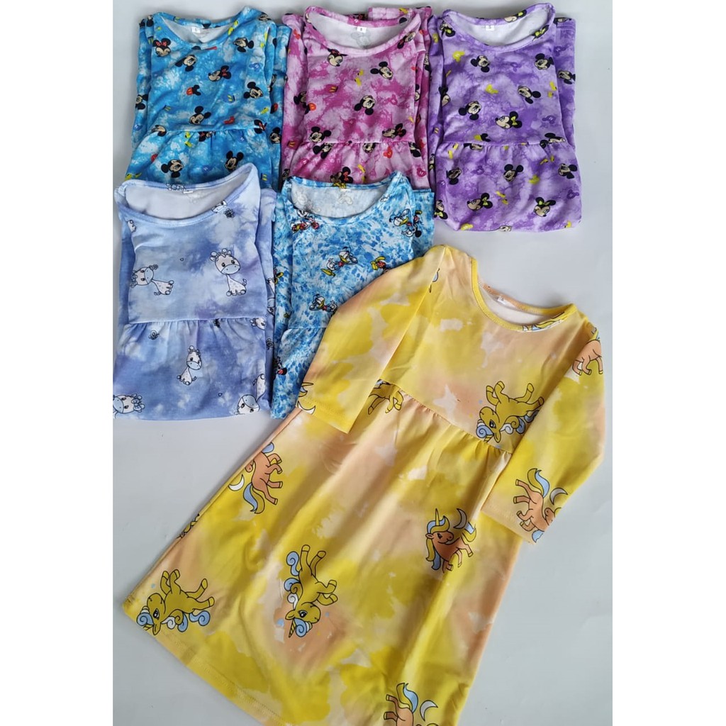 GAMIS ANAK JUNIOR PREMIUM SIZE 2-8TH RANDOM/ OSHBOSS-4