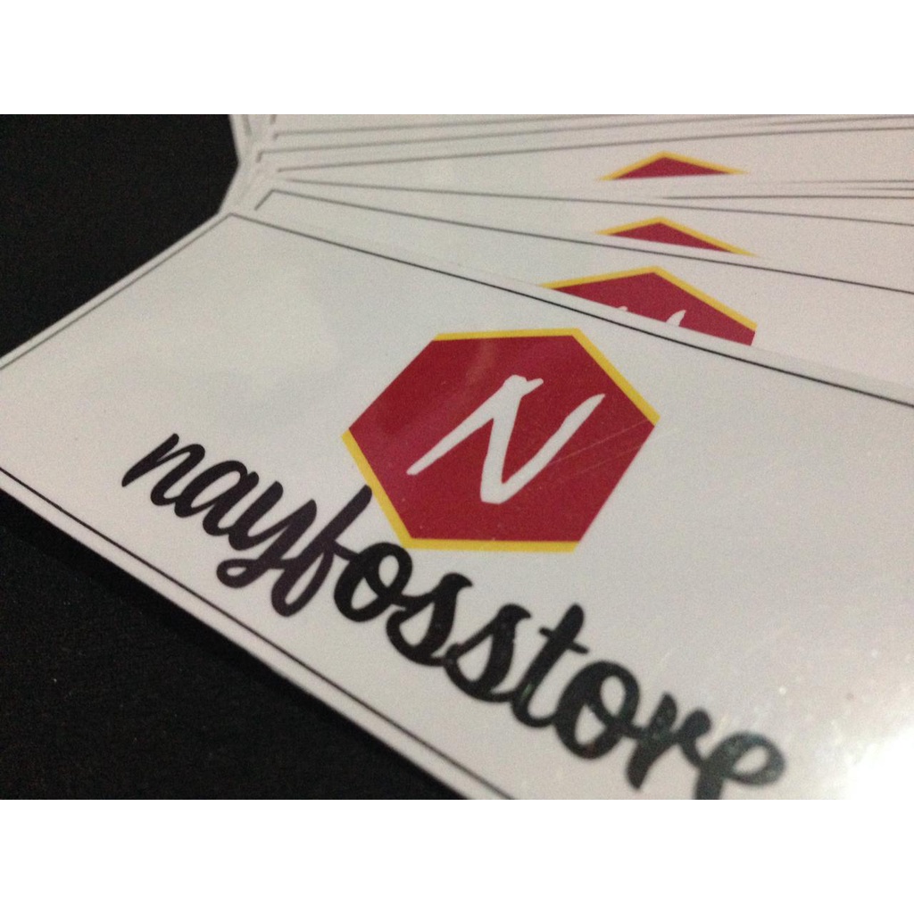 Sticker | Cetak Stiker Custom + Laminasi A4 Perlembar