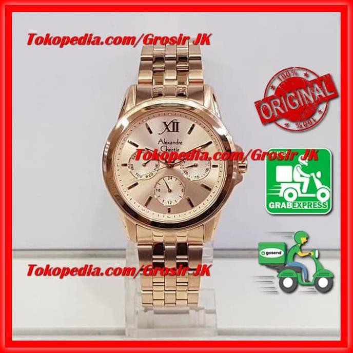 Alexandre Christie Pria Wanita Model Terbaru Best Saller / Jam AC