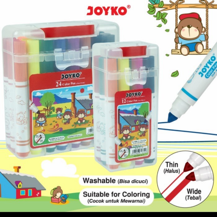 

Promo Bulan Ini Joyko Color Pen Clp-56-24 - Spidol Warna Murah