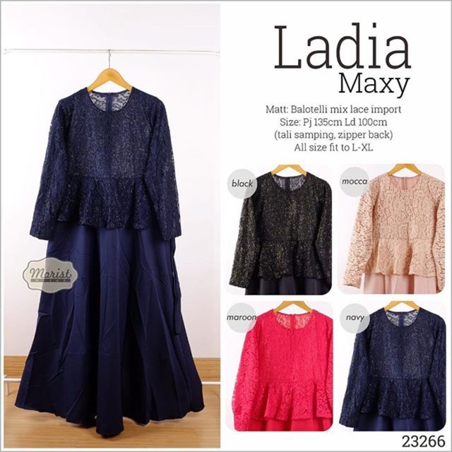Ladia Maxy Dress Brokat