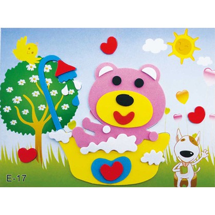 

Sticker 3D EVA Prakarya Tempel Anak Ukuran Kecil EK033