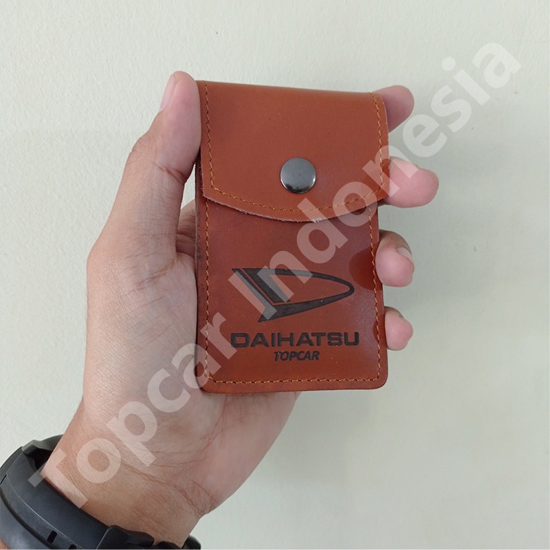 Dompet Stnk Daihatsu Mobil Kulit Asli Aksesoris Mobil TOPCAR