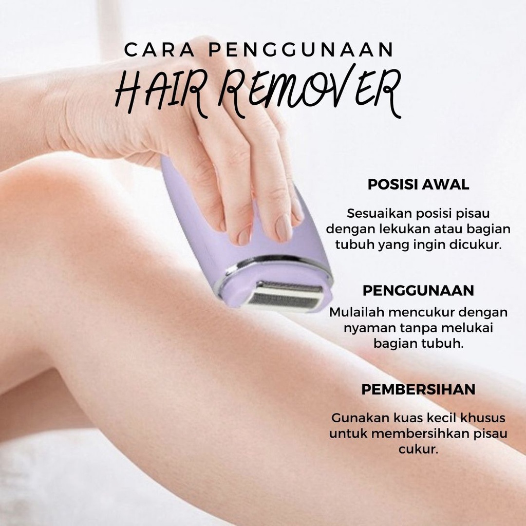 HAIR REMOVER / HAIR SHAVER PORTABLE HAIR TRIMMER PENCUKUR BULU KAKI TANGAN LENGAN KETIAK