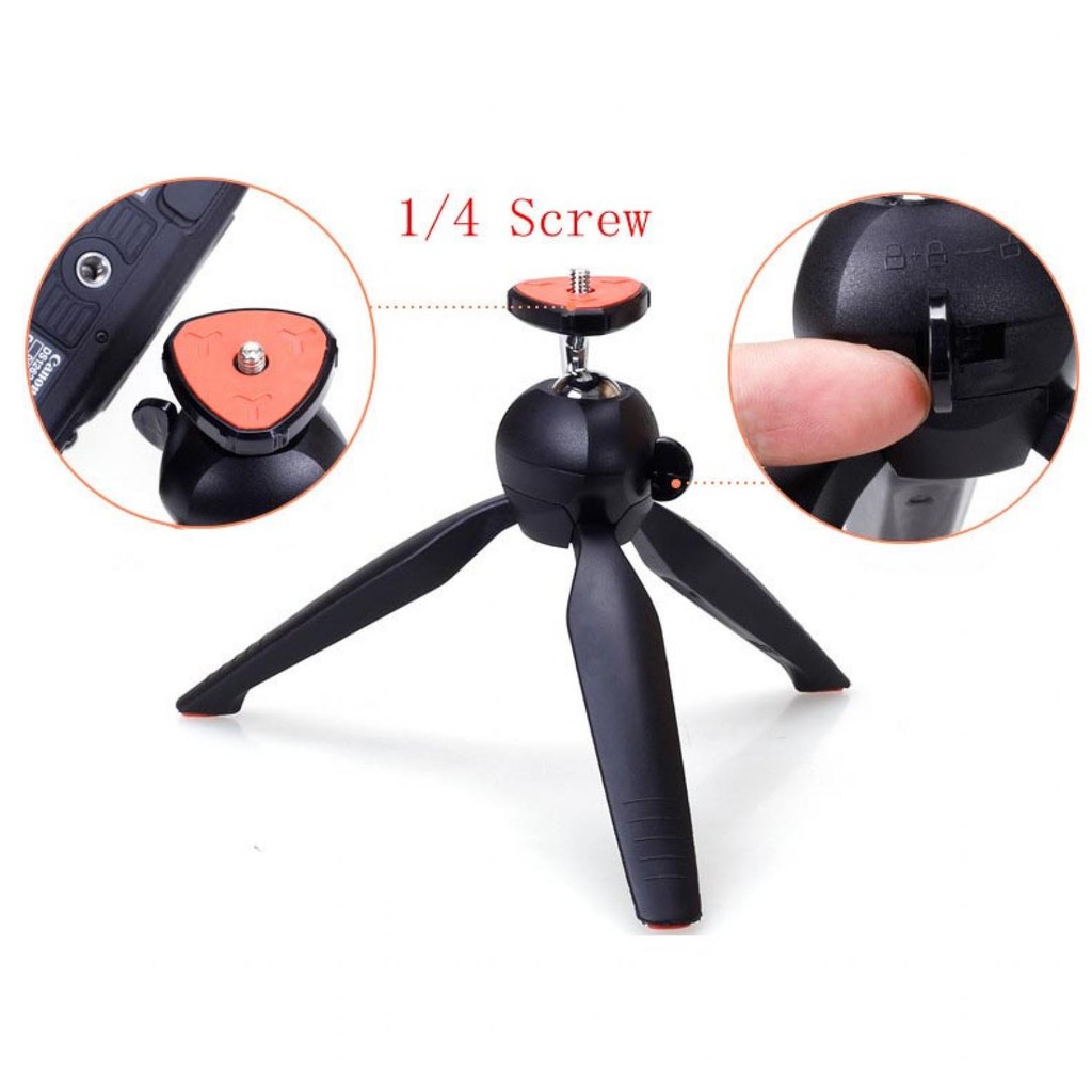 Original Mini Tripod Camera Yunteng YT-228 YT 228 Free Holder U for Phone | Yun Teng, Kamera, YT228