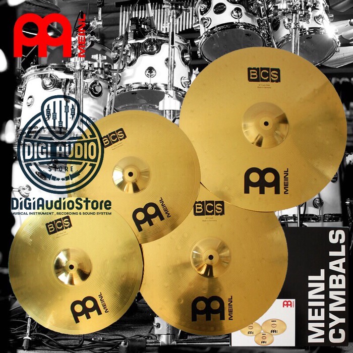 [Ready_Stok]  Meinl Cymbal Set BCS141618 / Paket BCS Cymbals Drum