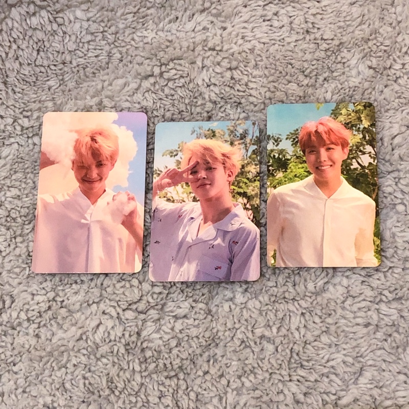 [BOOKED] Official BTS Photocard PC Love Yourself Her O Namjoon, Jimin, J-Hope