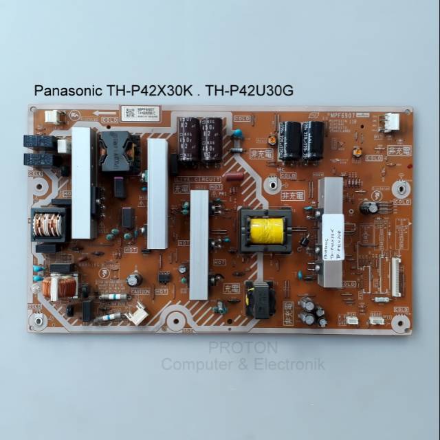 Regulator PSU TV PDP Plasma Panasonic Viera TH-P42U30G P42X30G TH-P42X30K P42U30C P42C30C Mesin Powe