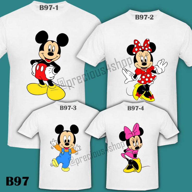 Disney Mickey & Minnie Mouse New | Kaos Couple | Family T-Shirt