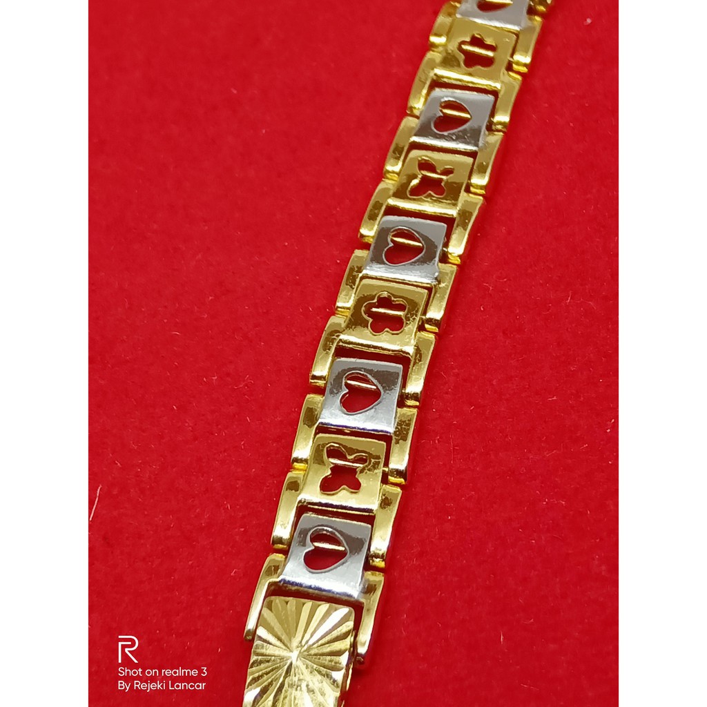 GELANG RANTAI ASLI PERSIS EMAS 24K