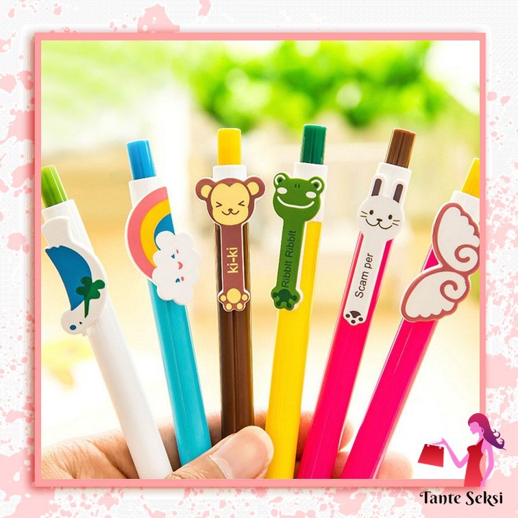 

Ballpoint Kartun 0.5mm Alat Tulis Pulpen Pena Pen Karakter Kartun Cartoon Lucu Unik ATK Sekolah