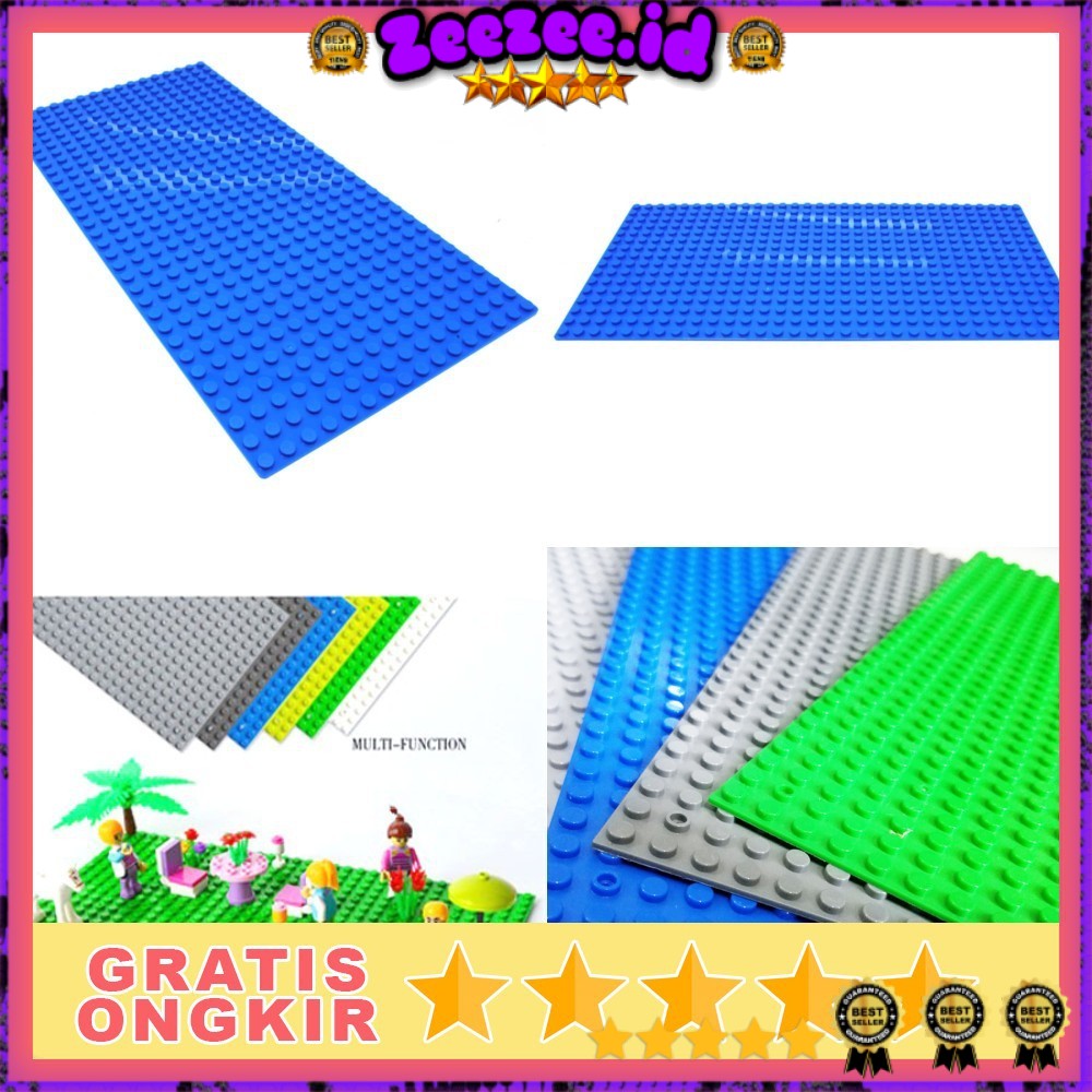 Baseplate Brick Papan LEGO 16 x 32 Dots - 8801 - Blue