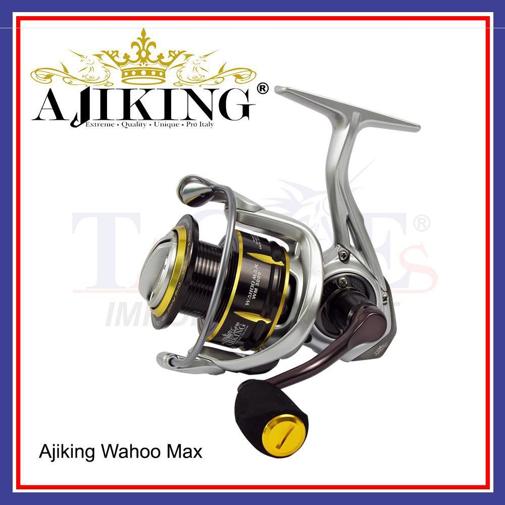Reel Ajiking Wahoo Max 3000 Max Drag 12kg Reel Ajiking Wahoo 3000 Shopee Indonesia