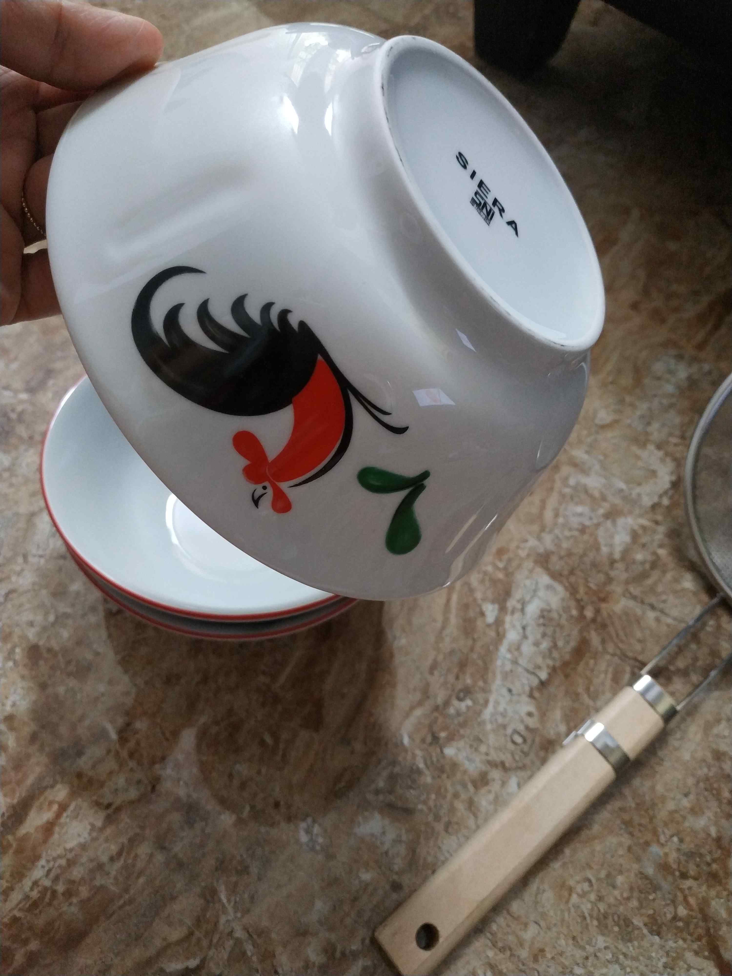 Mangkok Ayam Jago Mangkok Keramik Motif Ayam