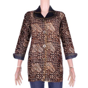 Blus Batik Cap Dobby Acha