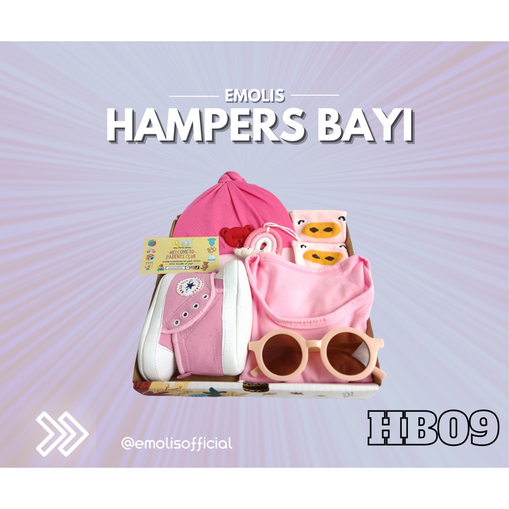 HB09 Hampers Bayi Newborn Baby Gift Emolis Kado Bayi Lahiran Unisex / Boy / Girl Perlengkapan Bayi Murah