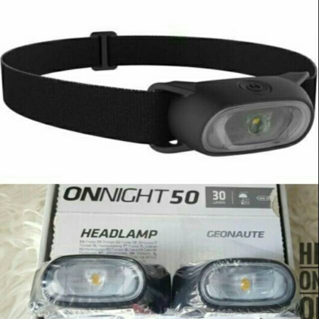 Headlamp Onnight 50 Geonaute 30 Lumens Original / Headlamp Hiking