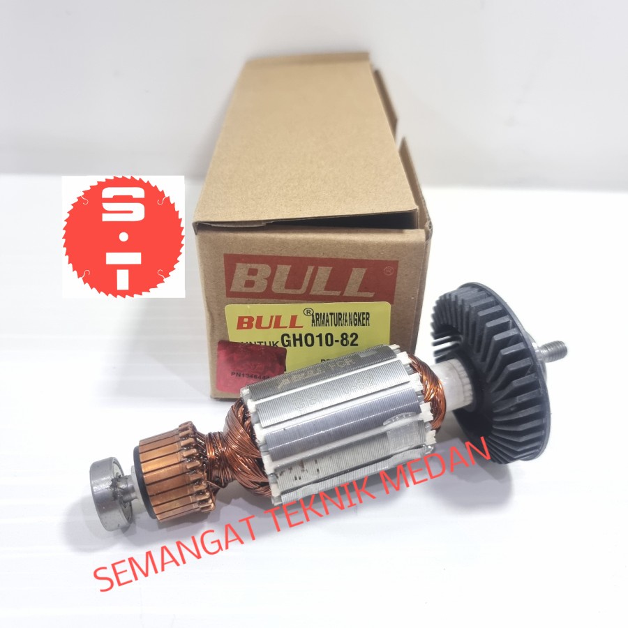 GHO10-82 ARMATURE ANGKER MESIN KETAM PLANER BOSCH BULL GHO 10-82 10 82