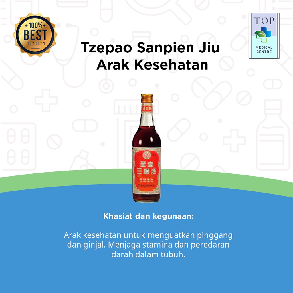 Tzepao Sanpien Jiu - Minuman Kesehatan Pinggang