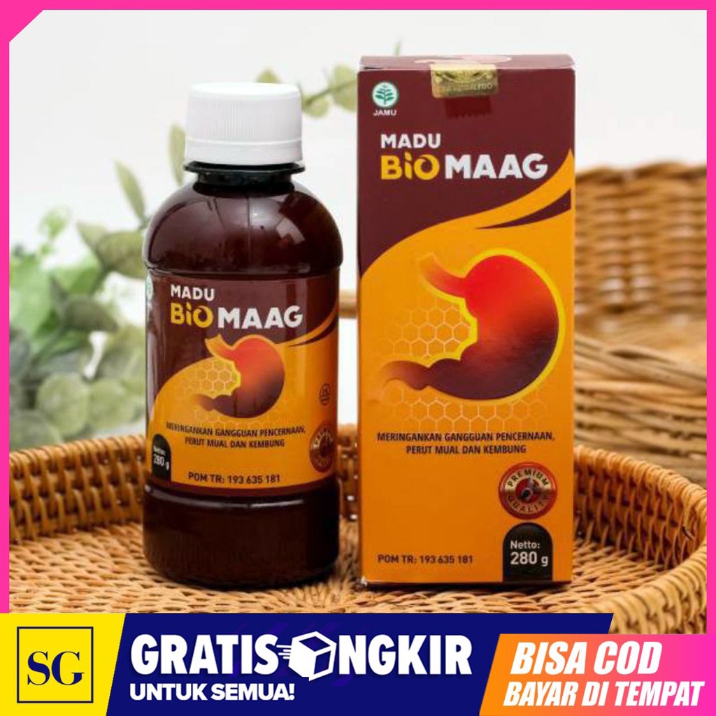 MADU BIO MAAG - obat asam lambung tradisional untuk anak - obat asam lambung naik obat asam lambung 