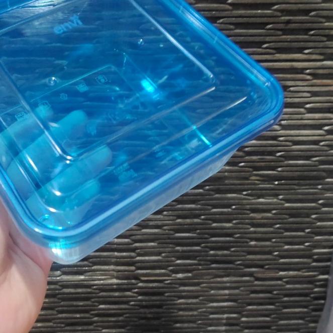 ➢ Thinwall Envi Premium Warna 1500ml SQ ( 1500 ml ) kotak makanan isi 25 set ➴