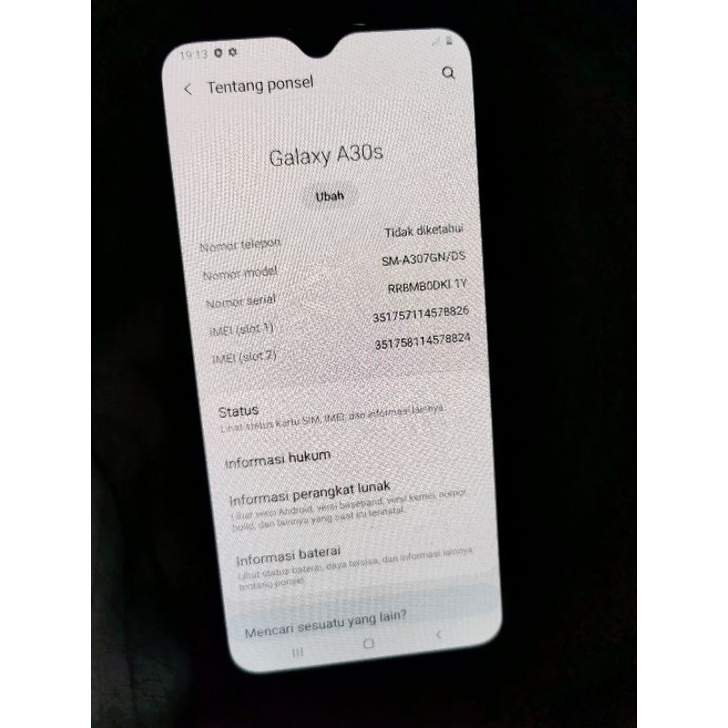 SAMSUNG A30S A307 64GB SEIN