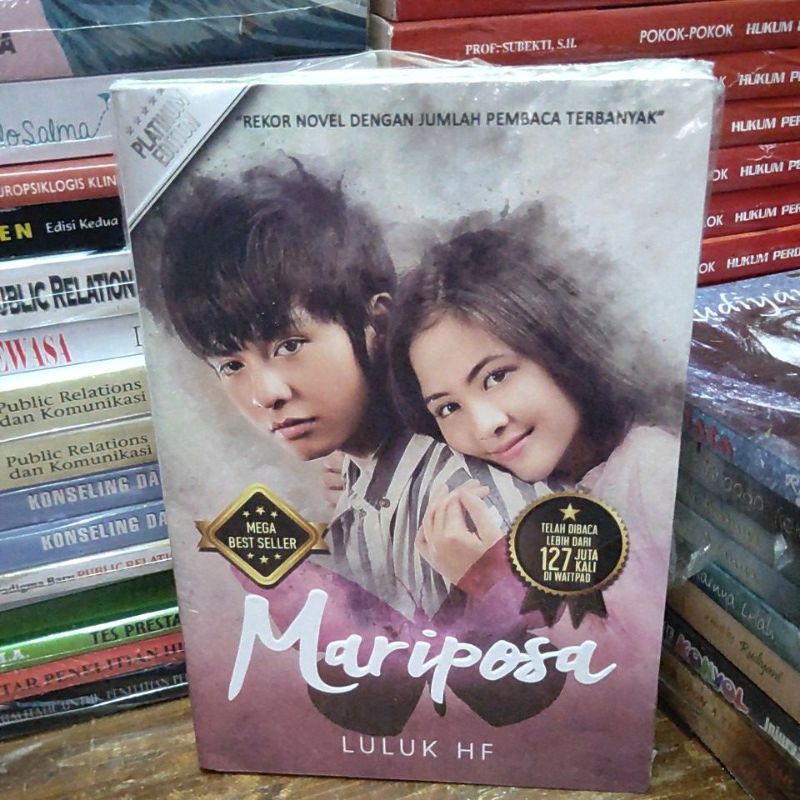 buku original novel Mega best seller Mariposa