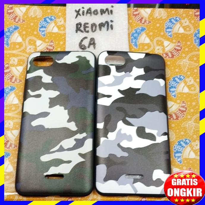 ACC HP SILIKON SOFTCASE ARMY XIAOMI REDMI 6A REDMI6A SILIKON ARMY