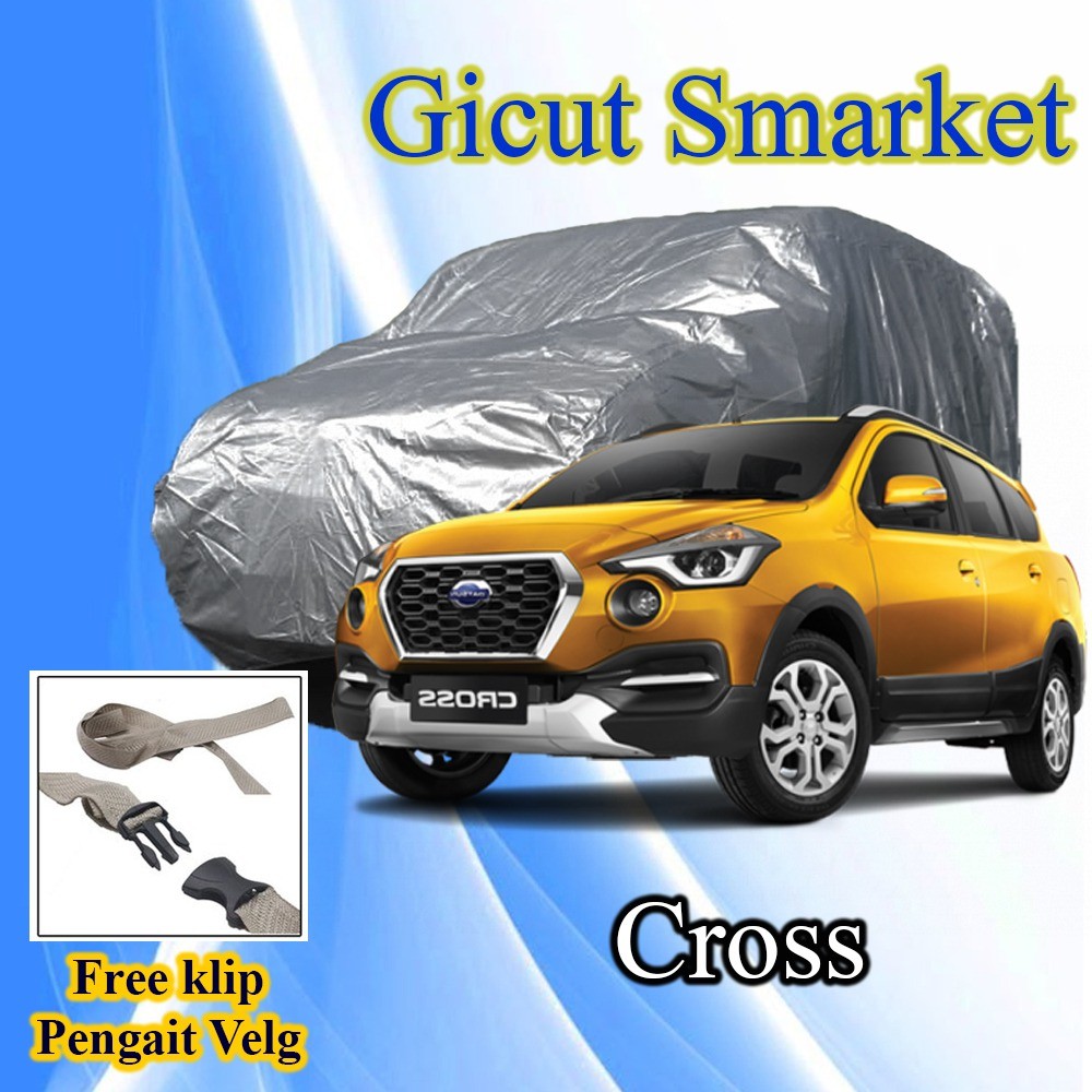 selimut sarung cover body mobil datsun cross free pengikat ban