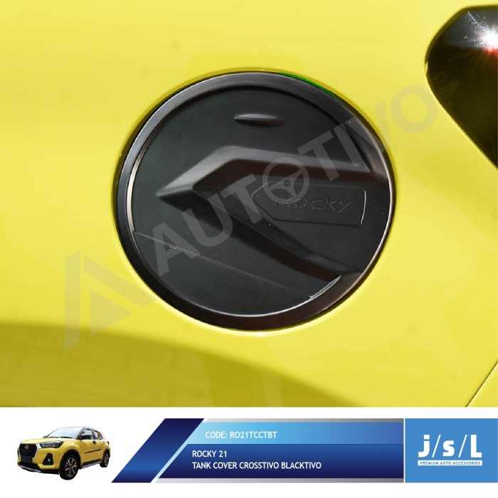 Aksesoris Fariasi Tambahan JSL Tank Cover Daihatsu Rocky 2021 Tutup Tangki Crostivo Blacktivo
