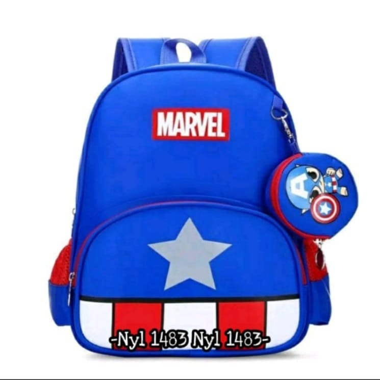 TAS RANSEL ANAK TAS RANSEL MARVEL ANMASI TAS IMPORT KEKINIAN TAS SEKOLAH TAS PENGELUARAN TERBARU