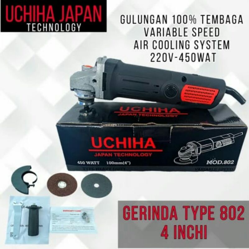 mesin gerinda UCHIHA 802 japan variable speed grinder gurinda poles