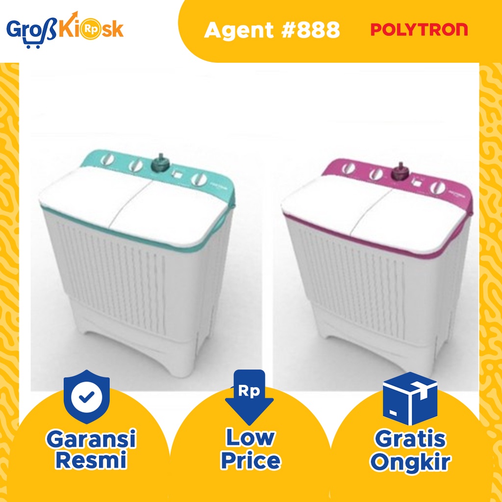 MESIN CUCI 2 TABUNG 5KG POLYTRON PWM 702