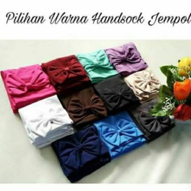 Handsock Jempol Pita Polos / Handsock Pita Senada / Handsock Muslim / Handsock Wanita