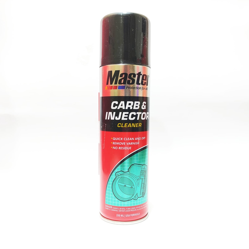 CARBURATOR INJECTOR CLEANER MASTER USA PEMBERSIH KOTORAN 250ML ASLI