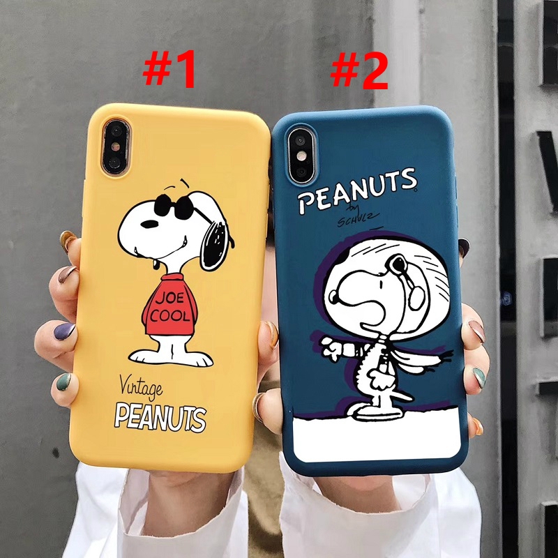 Soft Case TPU Permen snoopy Kartun Lucu untuk Apple iPhone