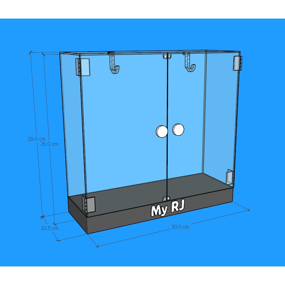 Rak Boneka Akrilik / Rak Boneka Bahan Akrilik / Rak Boneka RJ / Rak Akrilik Custom