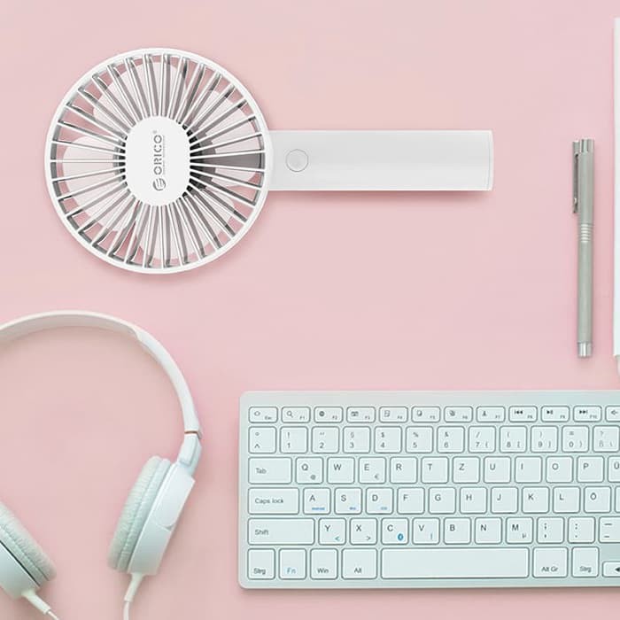 Orico Fh1 Mini Desk / Handhold Rechargeable Fan