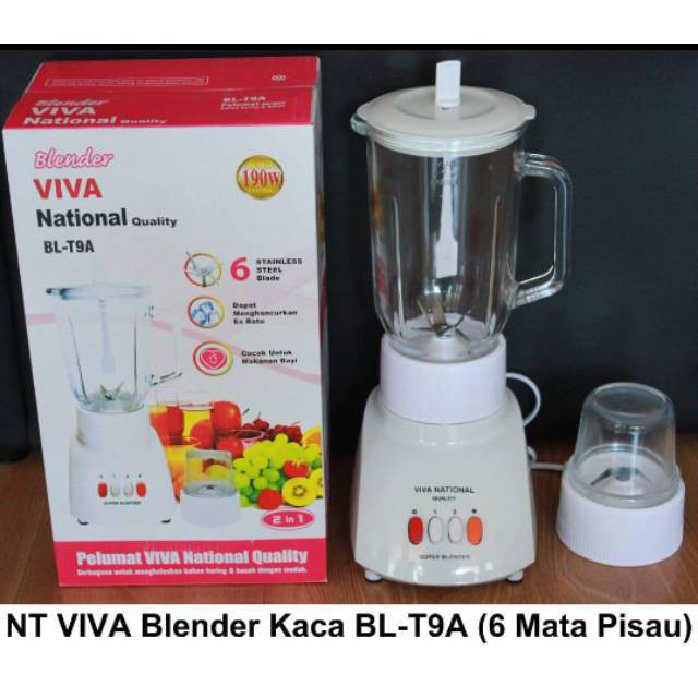 BLENDER TRISONIC 3 IN 1 MX - T2GN PUTIH BLENNDER JUICE JAR KACA 2 In 1 LOW WATT GRINDER 3 MATA PISAU JUICER GELAS KACA BUAT BUMBU DAPUR DAN JUS BUAH BLANDER TRISONIK