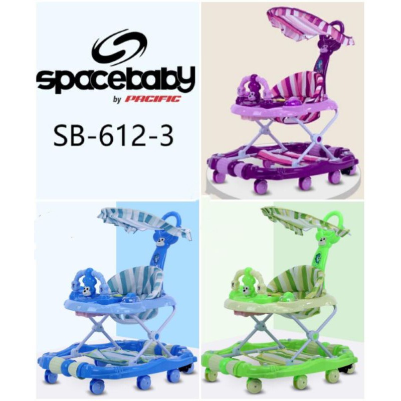 Baby Walker Space Baby Lucu Ada Musik Lampu