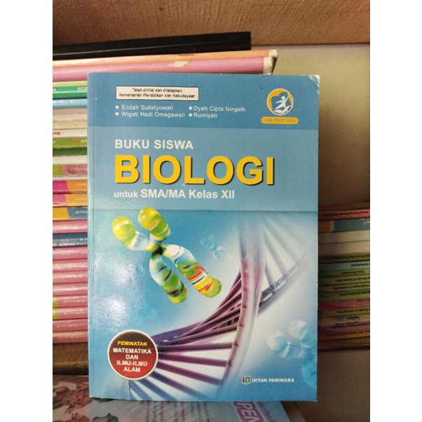 buku siswa biologi/biologi kelas 12/XII/3 sma ma intan pariwara