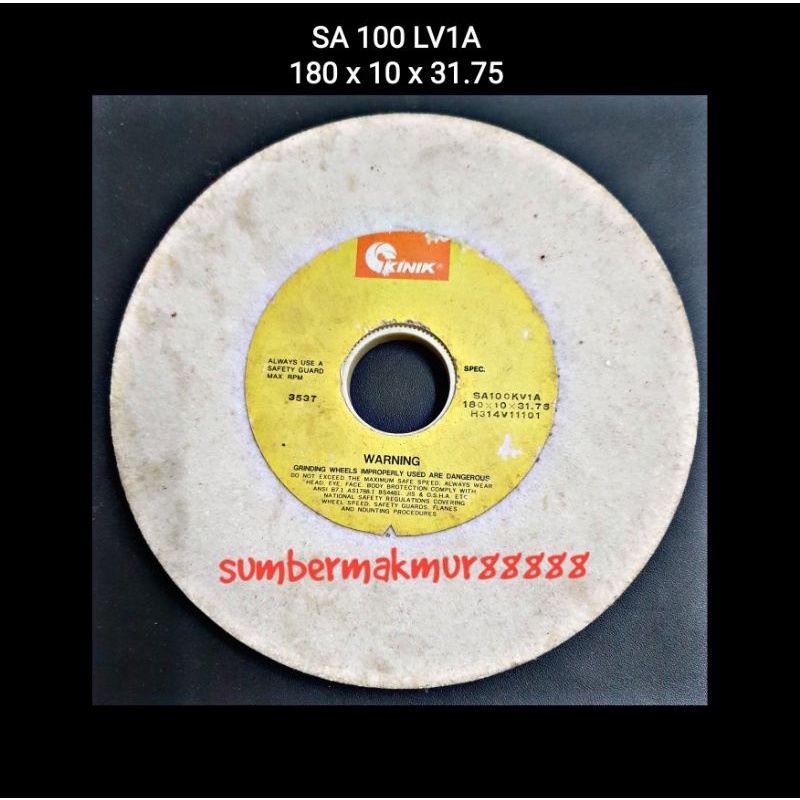 Batu Gerinda Duduk Putih SA 100 KV1A (180 x 10 x 31.75) Kinik