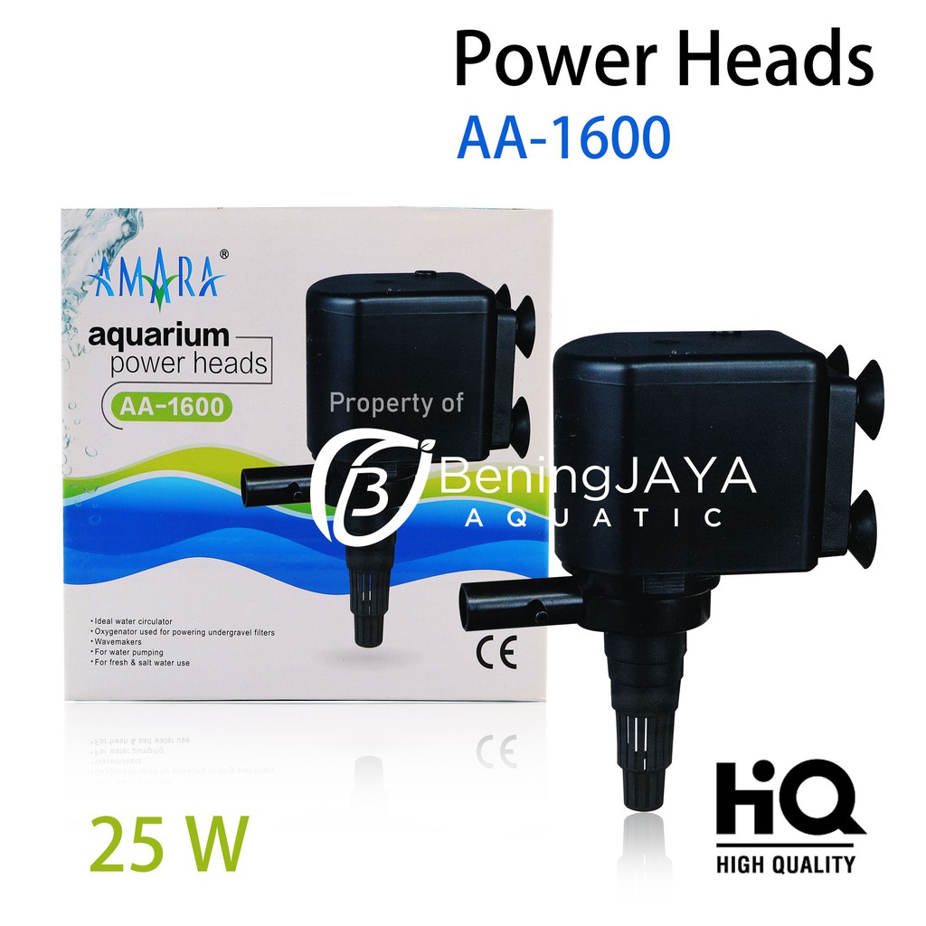 AMARA AA 1600 Power Head Pompa Air Filter Aquarium - Original