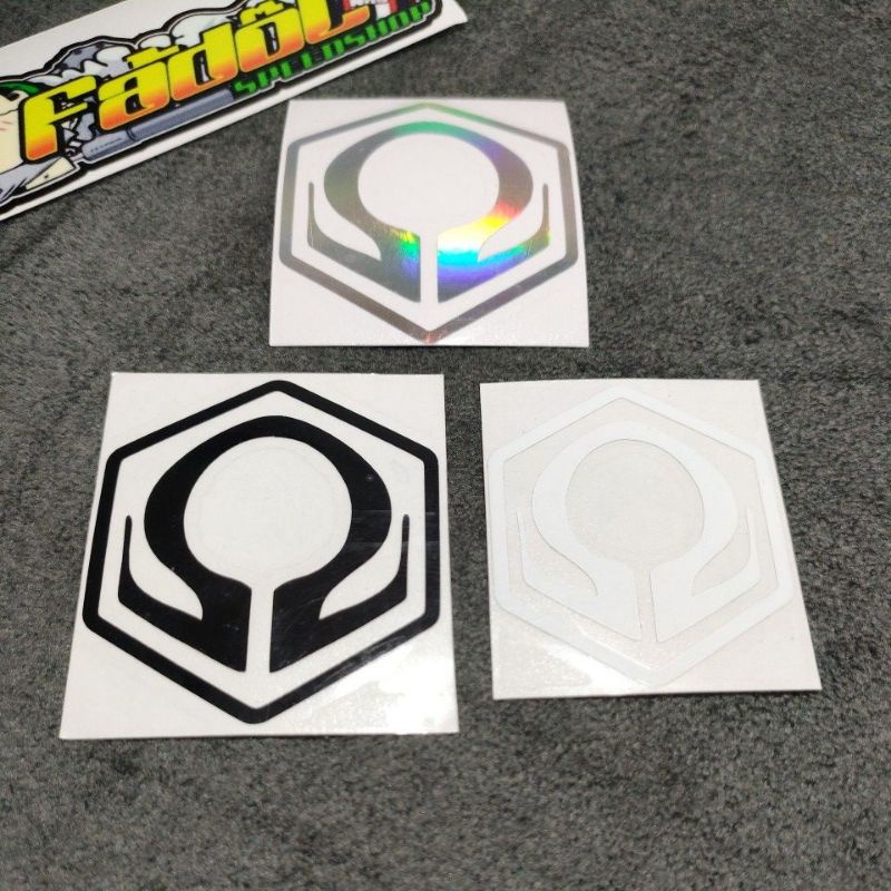 Stiker Logo Hexom Cutting