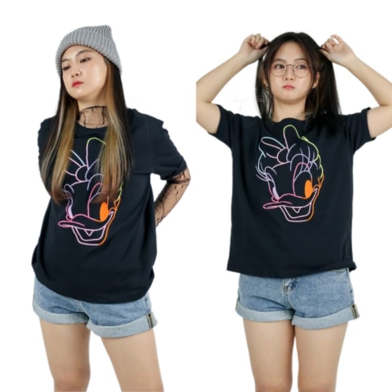 kaos za ra donald duck/kaos donald bordir/t shirt zara donal duck x disney/kaos karakter donald duck