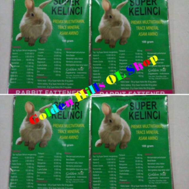 Super Kelinci Premix Pakan Kelinci
