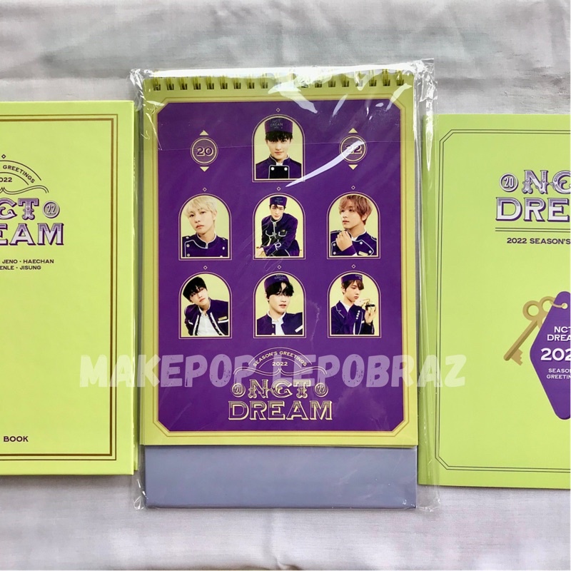 [OFFICIAL] SHARING SEASON GREETINGS 2022 SG22 NCT DREAM DESK CALENDAR BROCHURE DIARY JOURNAL BOOK JAEMIN JENO MARK RENJUN JISUNG CHENLE HAECHAN