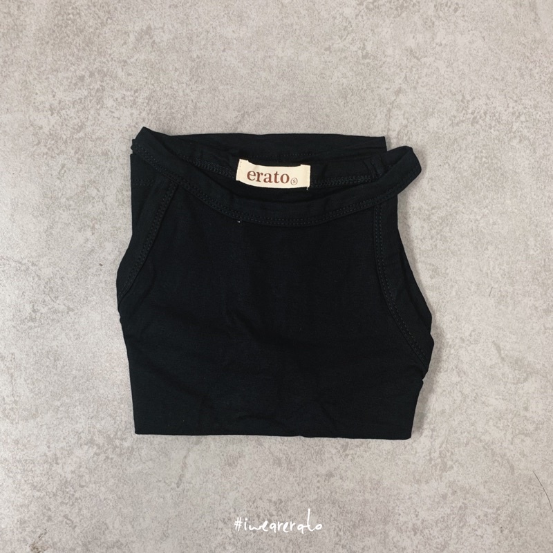 ERATO - Athela Crop Tank Top / Atasan Wanita-Black